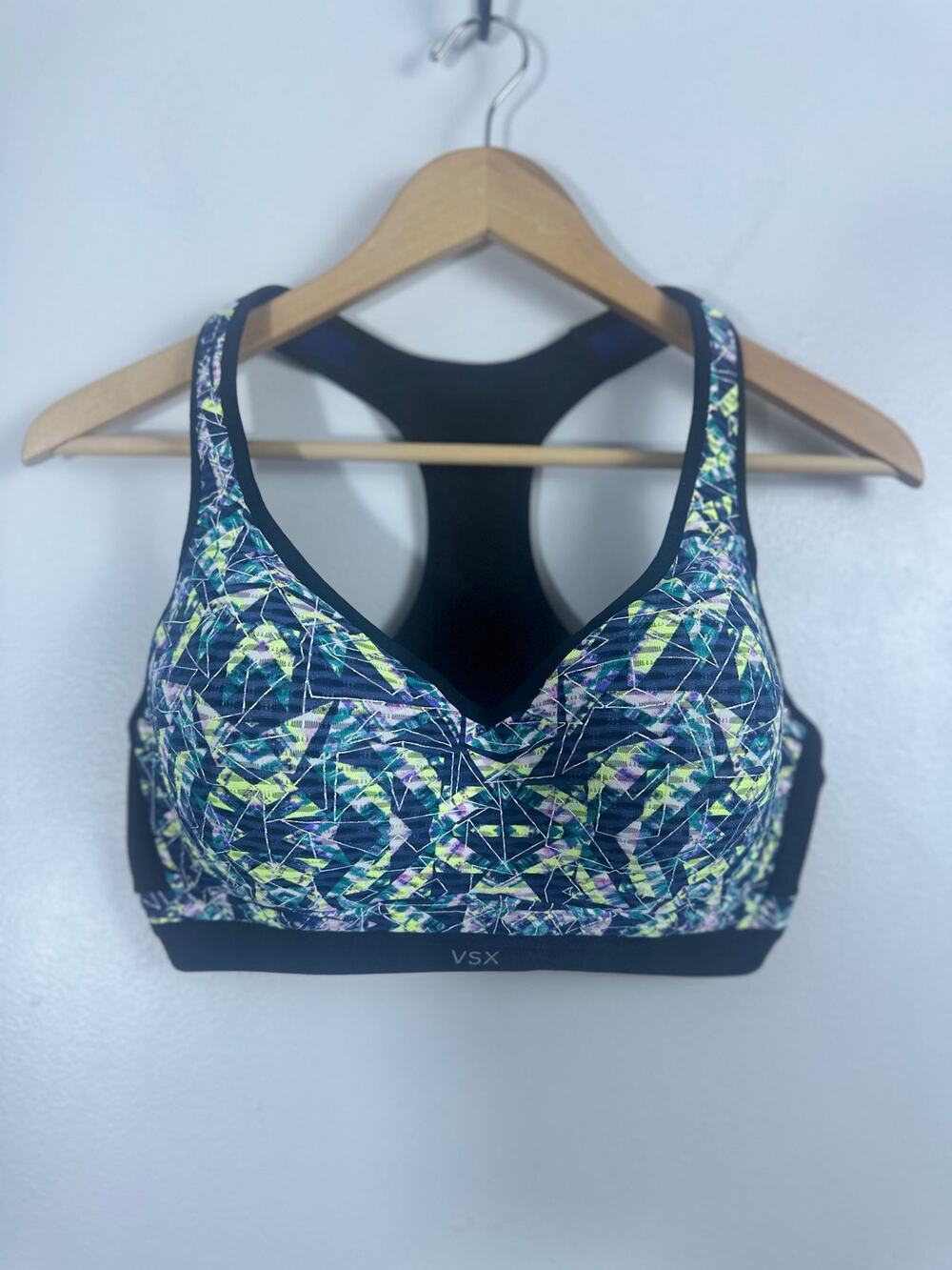 VSX Victoria's Secret Geometric Racerback Bra 36D